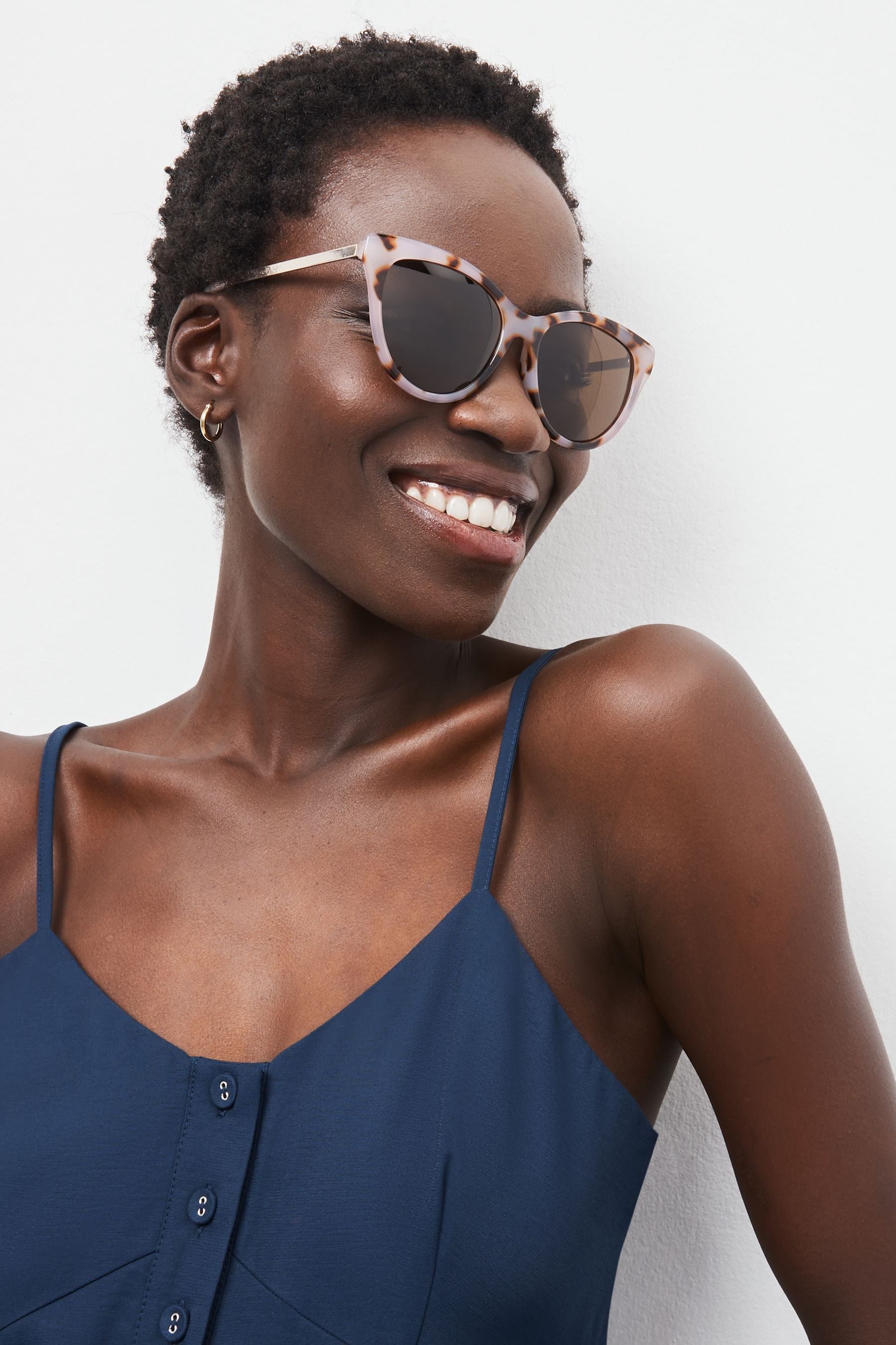 Polarised tortoiseshell sunglasses hot sale