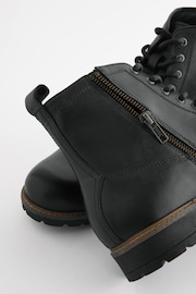 Black Toe Cap Boots - Image 4 of 4