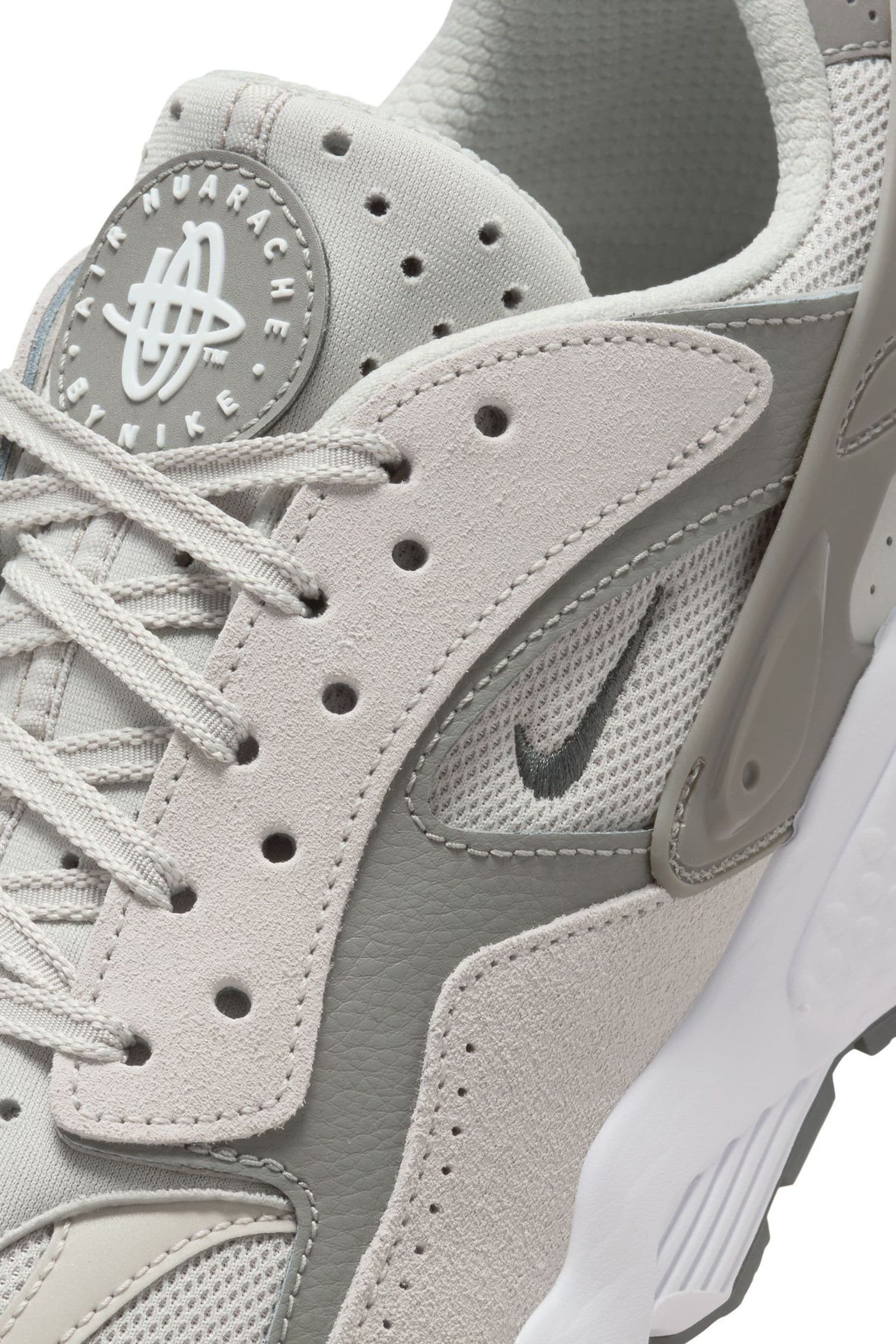 Mens grey nike huarache discount
