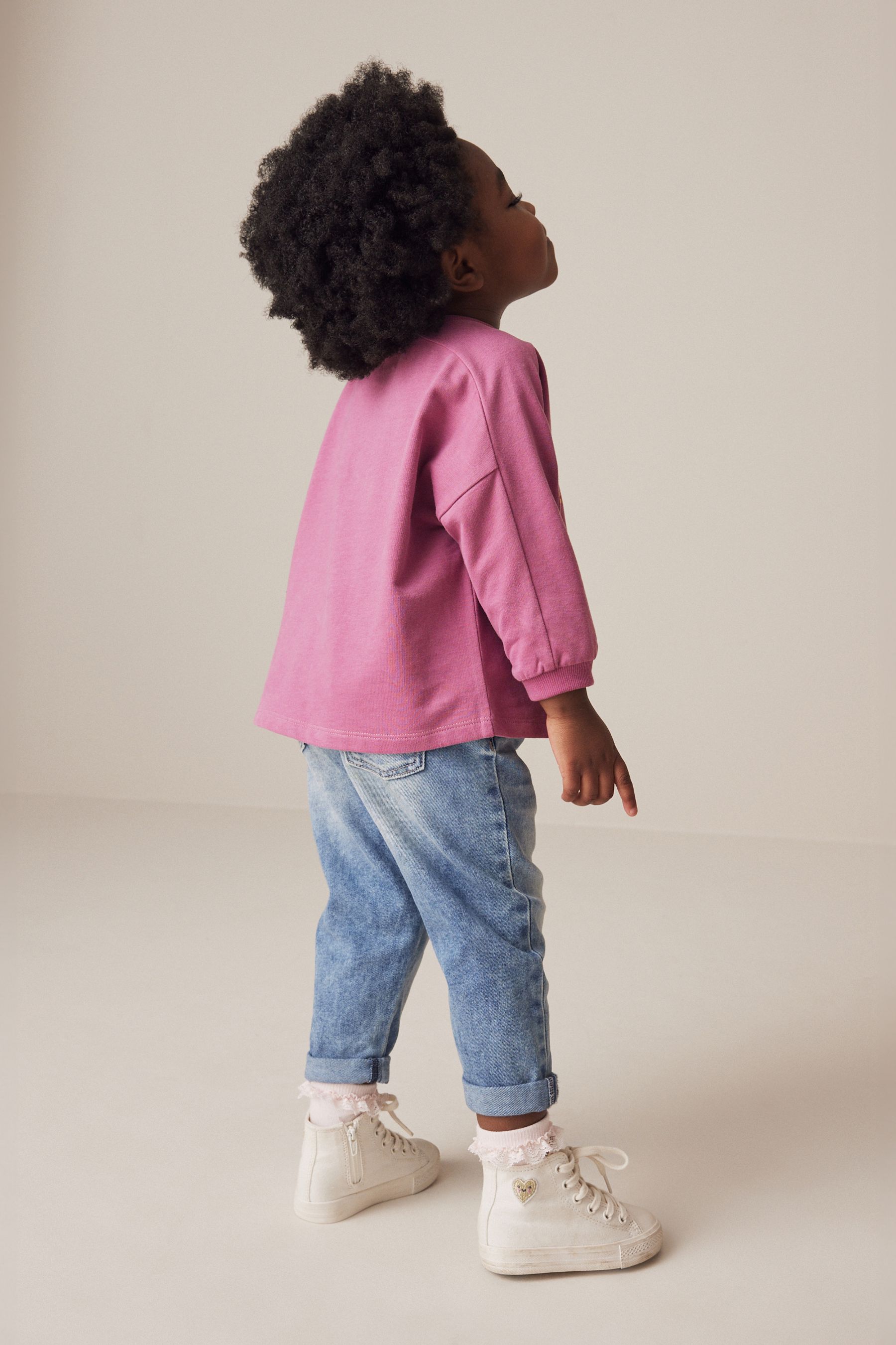 Buy Purple Sun 100% Cotton Long Sleeve T-Shirt (3mths-7yrs) from the ...
