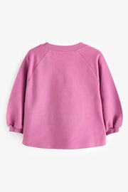 Purple Sun 100% Cotton Long Sleeve T-Shirt (3mths-7yrs) - Image 5 of 6