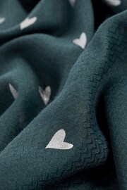 Charcoal Grey Foil Lightweight Scarf - Image 7 of 8