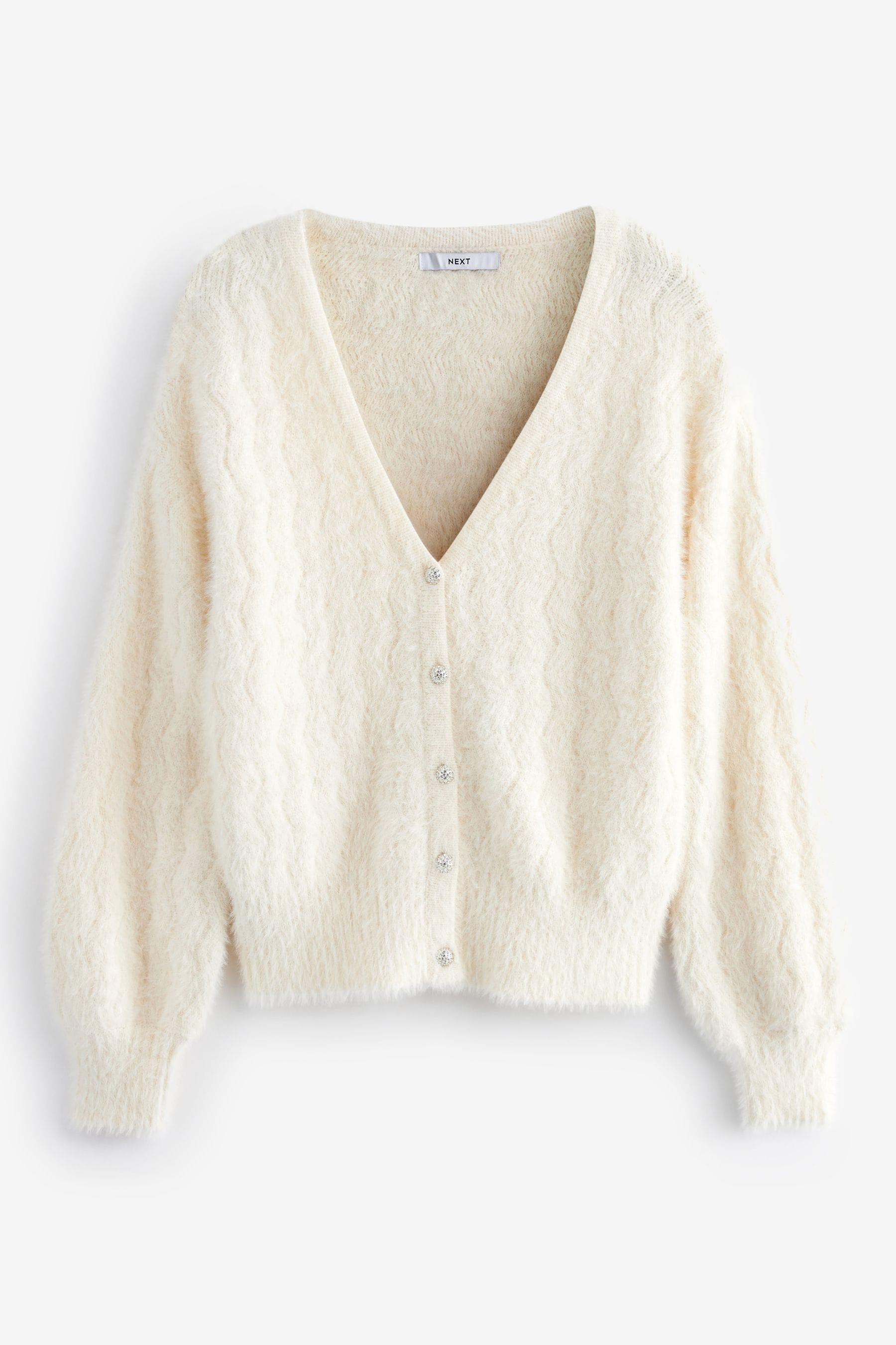 Fluffy cardigan sweater deals