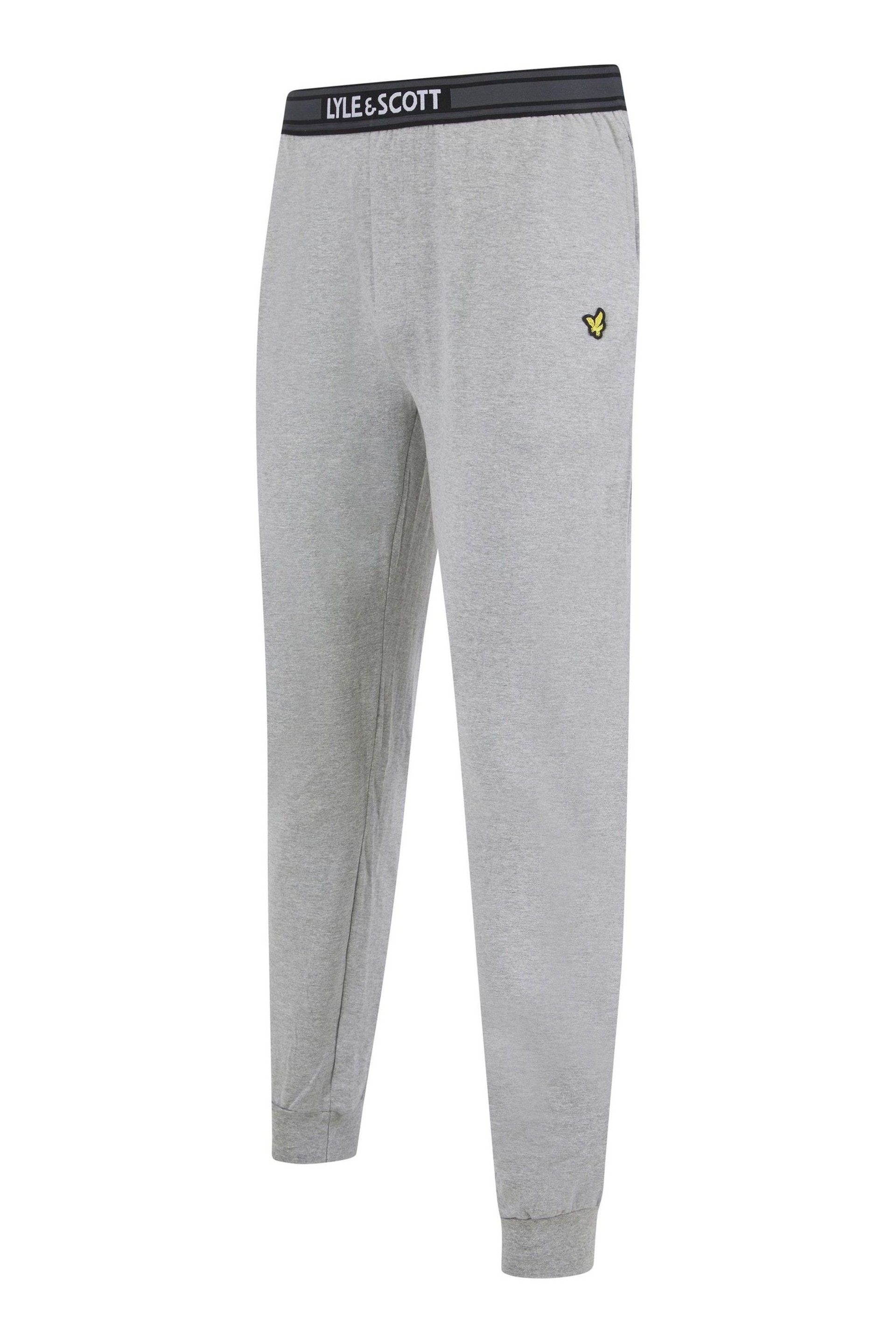 Lyle & Scott Grey Cash Top And Joggers Set - Image 5 of 6
