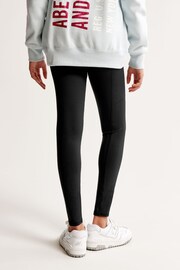 Abercrombie & Fitch Active Cross-over Waistband Black Leggings - Image 2 of 5