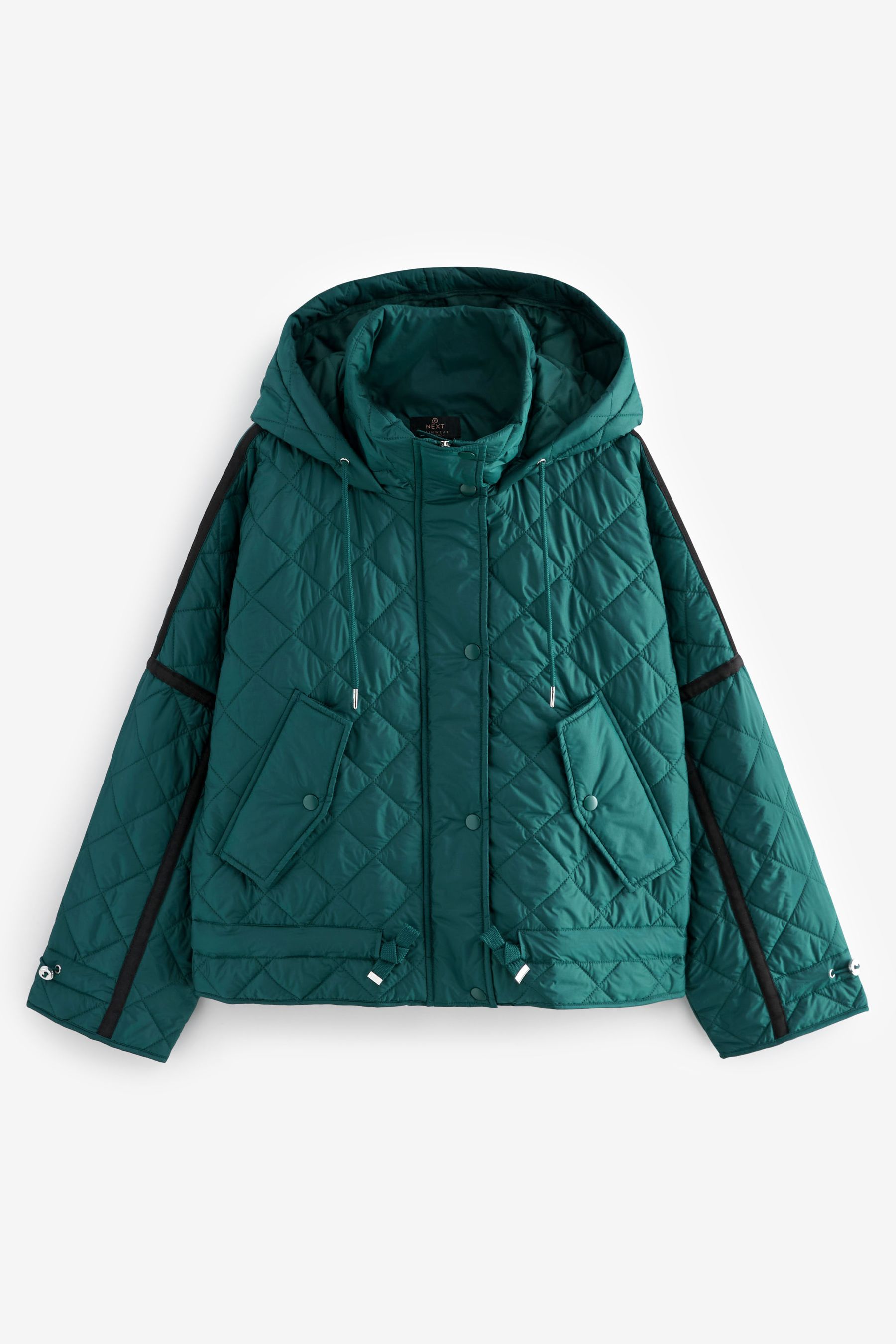 Buy Forest Green Short Quilted Jacket from Next Luxembourg