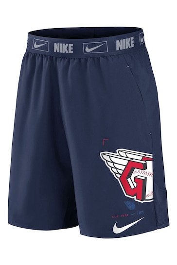 Nike Blue Cleveland Guardians Bold Express Woven Shorts