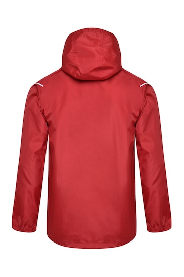 Umbro Red Junior Hooded Shower Jacket