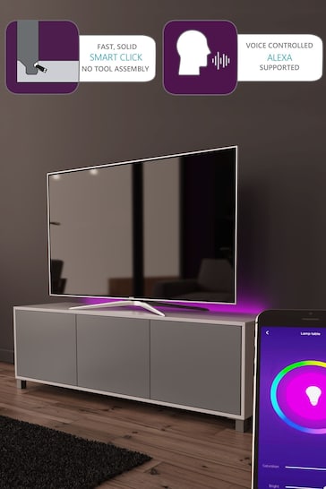 Frank Olsen Grey Smart LED TV Stand