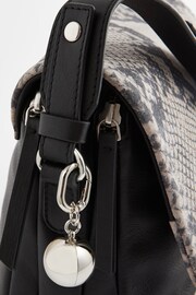 Snake Leather Orb Cross- Body Bag - Image 4 of 6