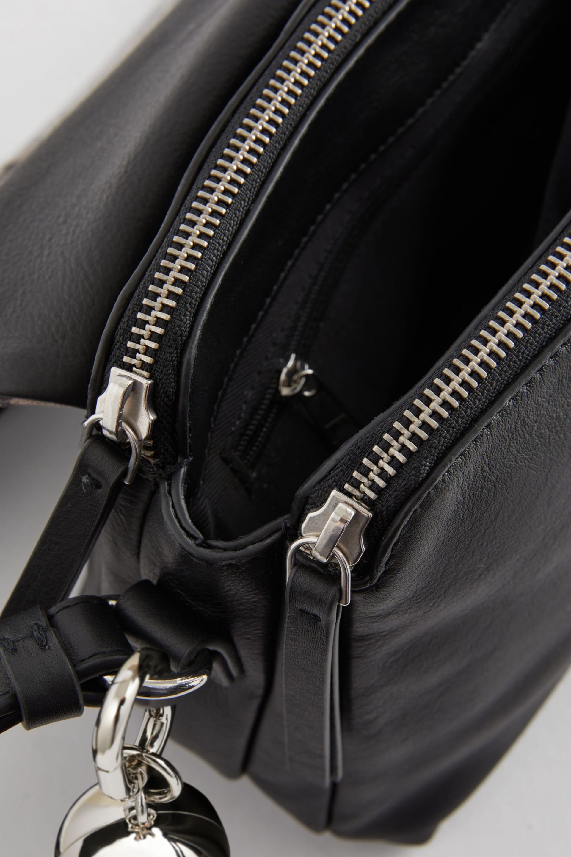 Snake Leather Orb Cross- Body Bag - Image 5 of 6