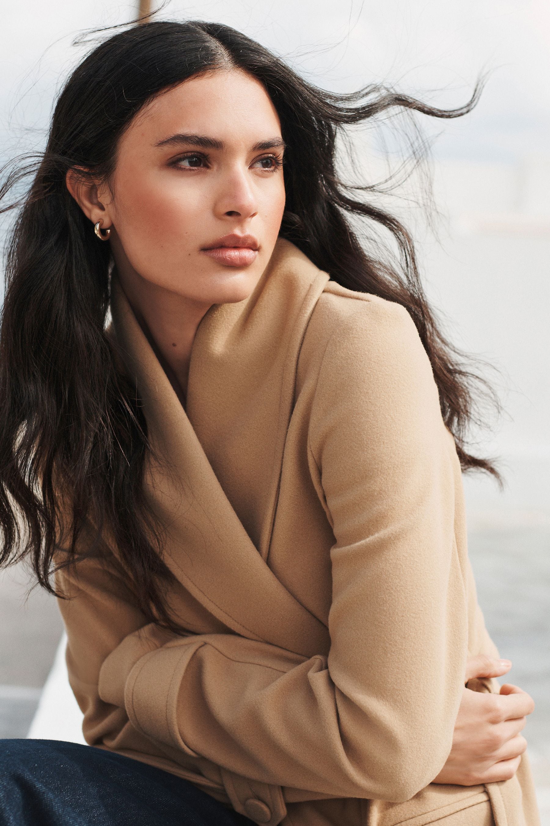 Buy Camel Belted Long Coat from the Next UK online shop