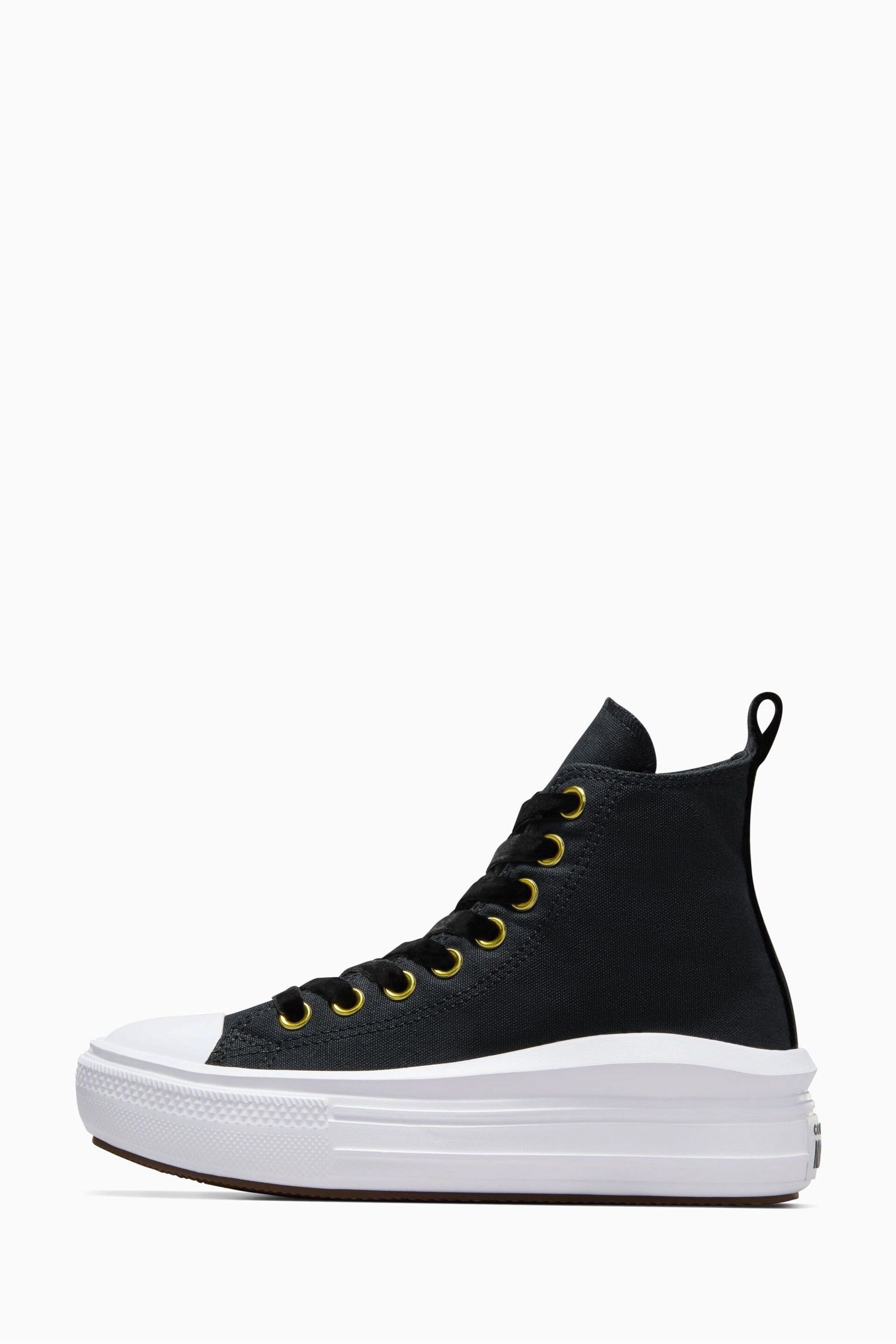 Converse Black Velvet Move Youth Trainers - Image 2 of 14