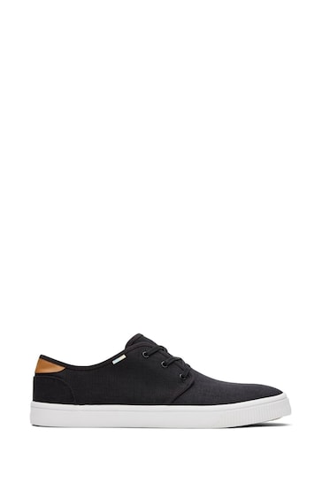 TOMS Black Carlo Trainers
