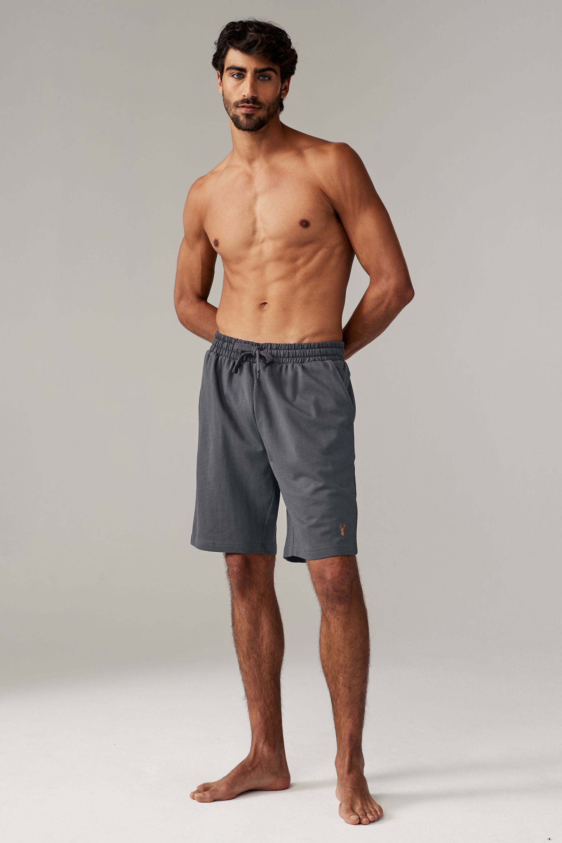 Dark grey shorts mens sale