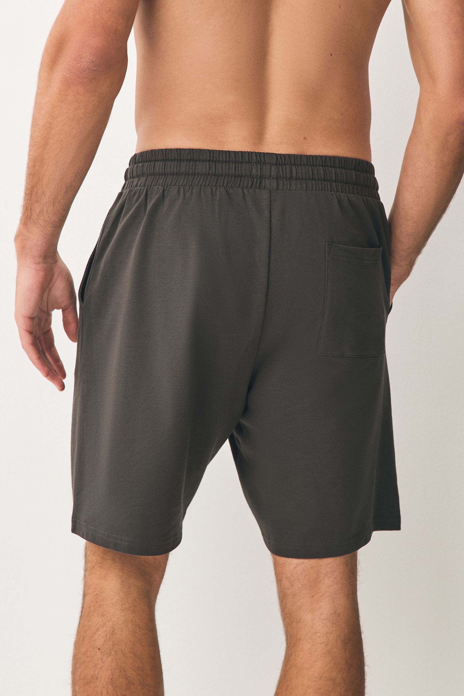 Black joggers shorts top