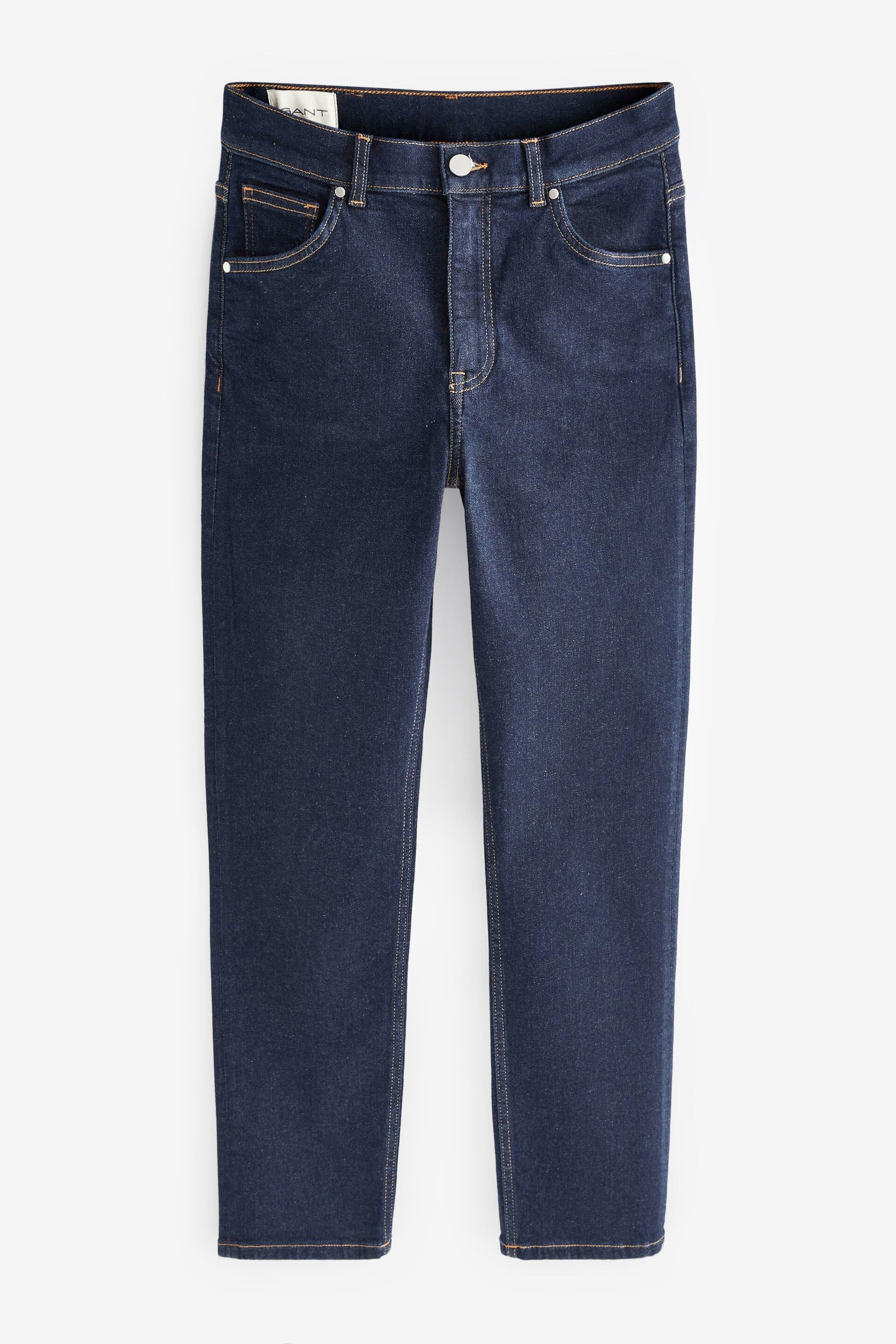 GANT Blue Ankle Length Slim Fit Jeans - Image 5 of 5