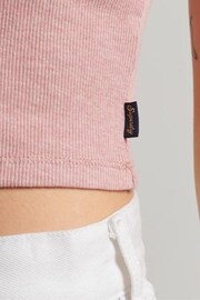 Superdry Pink Relaxed Stripe Cami Top - Image 5 of 5