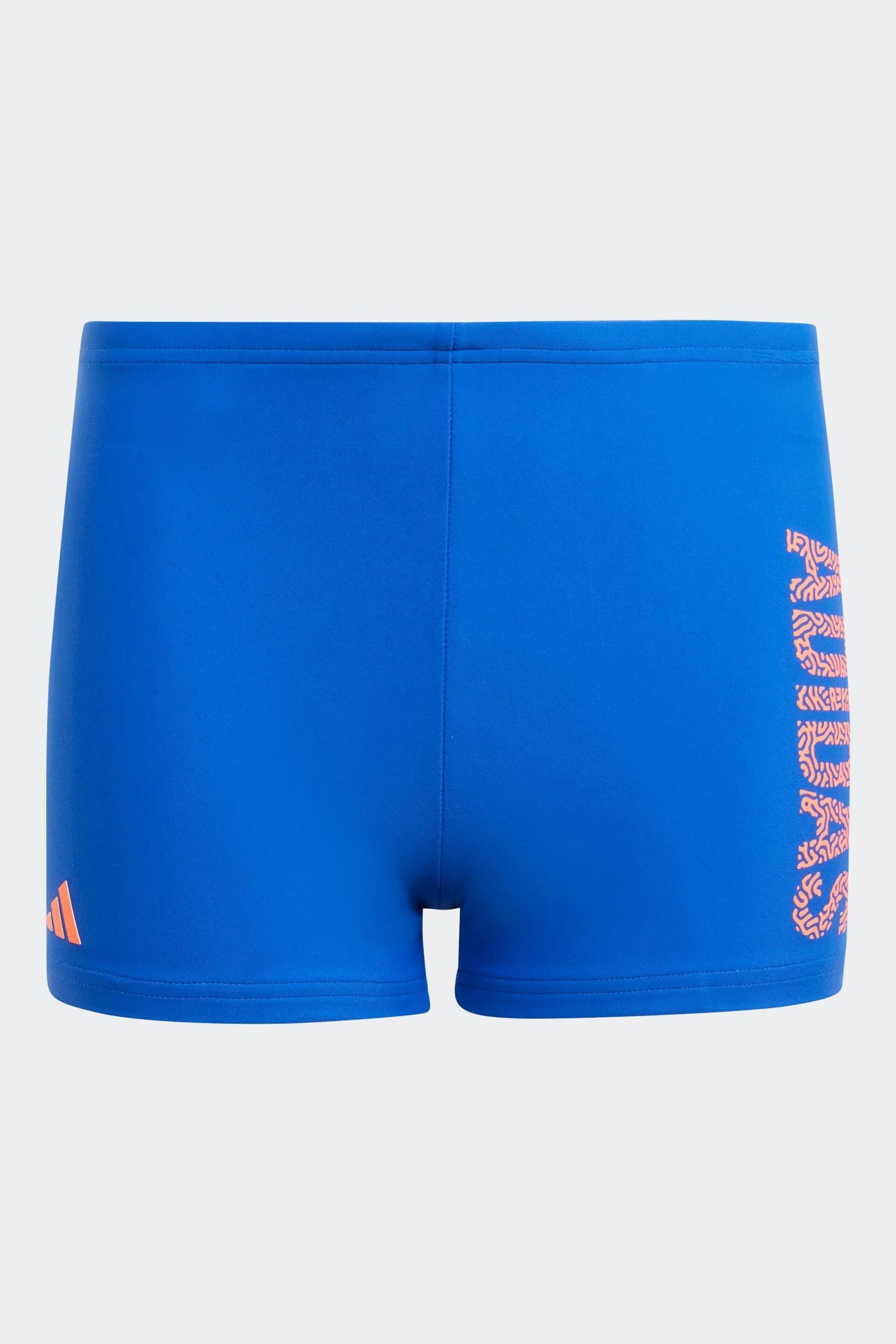 adidas Blue Blue Logo Swim Shorts - Image 1 of 5