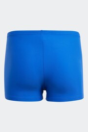 adidas Blue Blue Logo Swim Shorts - Image 2 of 5