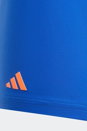 adidas Blue Blue Logo Swim Shorts - Image 5 of 5