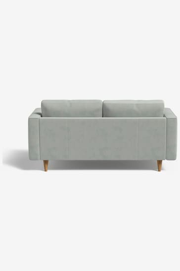 MADE.COM Cotton Weave Mineral Blue Scott 2 Seater Sofa