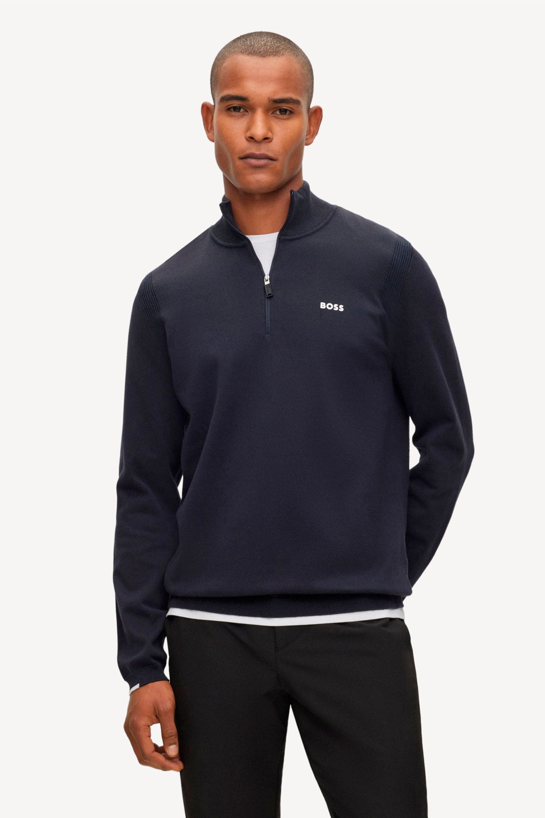 Boss quarter zip on sale
