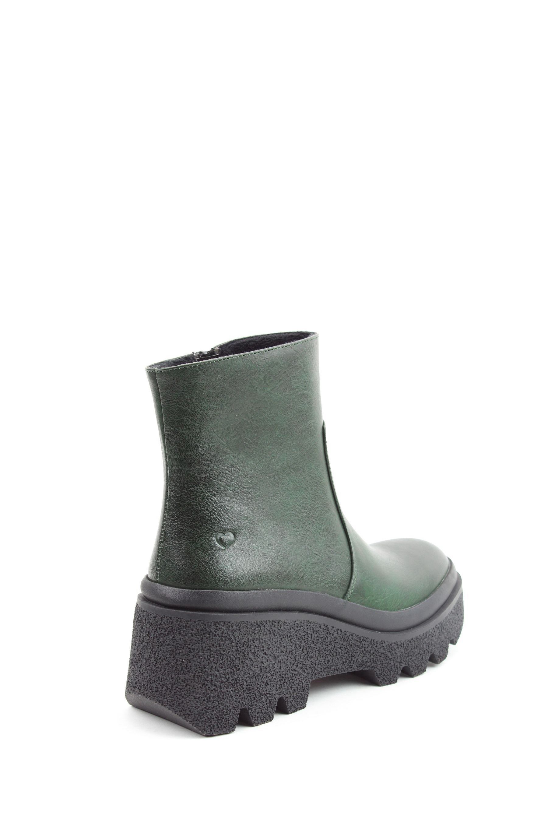 Green ladies boots uk on sale