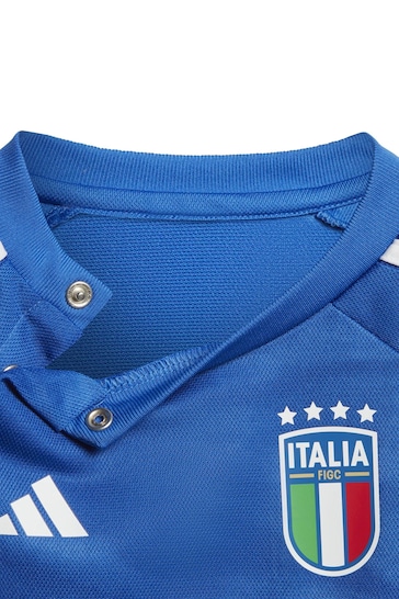 adidas Blue Infant Italy Football Kit Baby
