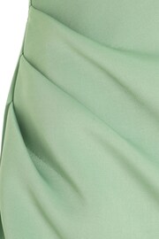 Quiz Green Scuba Bardot Midi Dress - Image 6 of 6