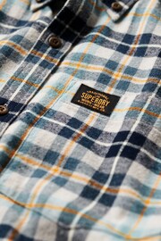 Superdry Grey Long Sleeve Cotton Lumberjack Shirt - Image 7 of 8