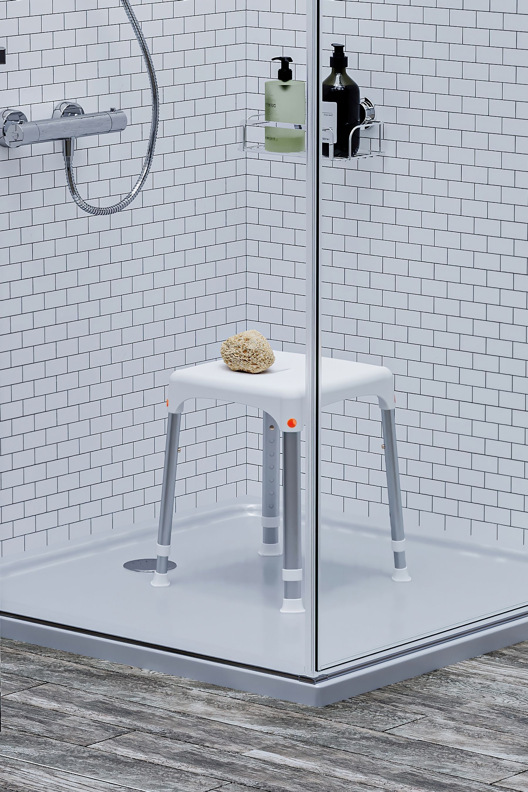 Contemporary shower stool best sale