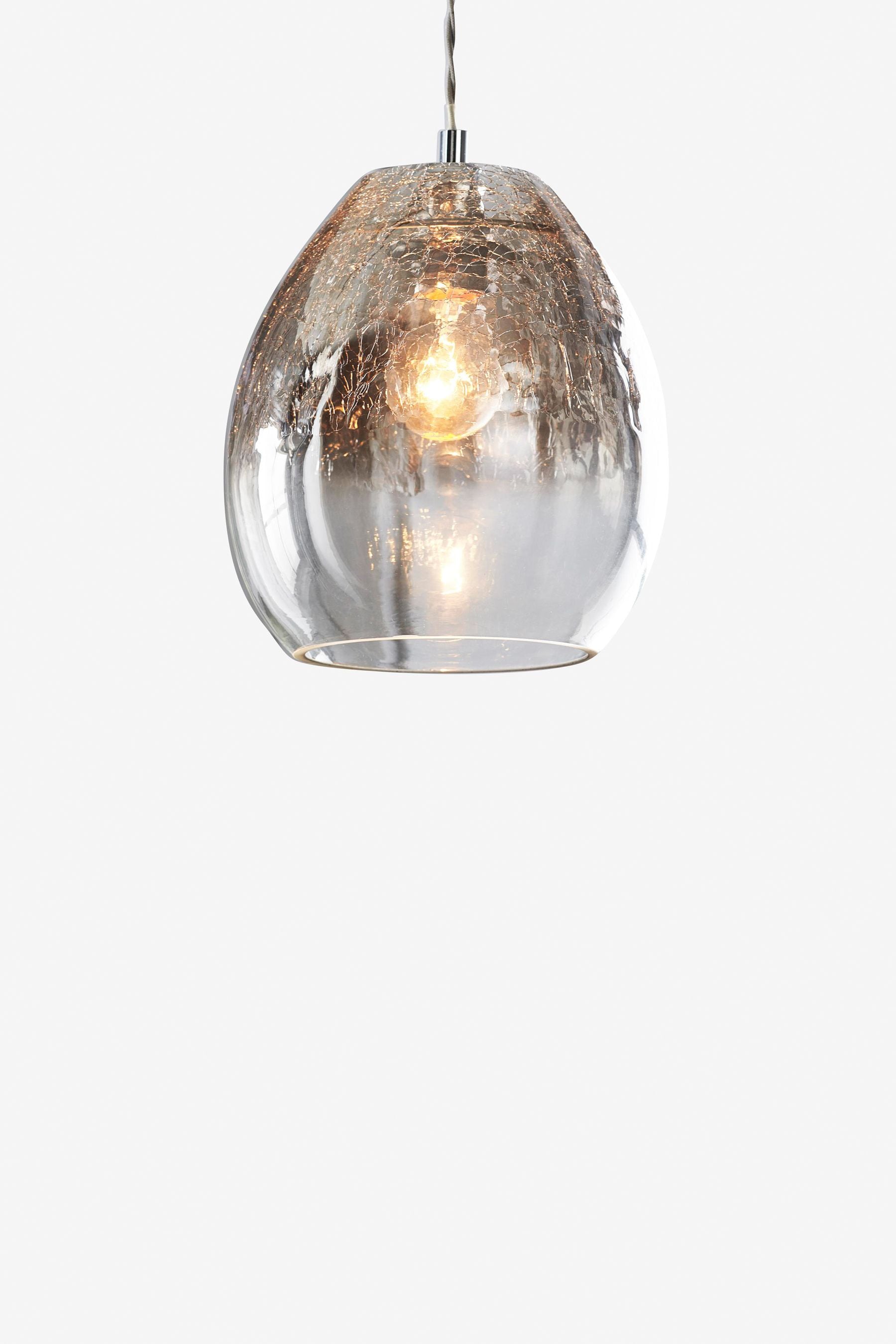 Smoke Grey Isla Ombre Easy Fit Lamp Shade