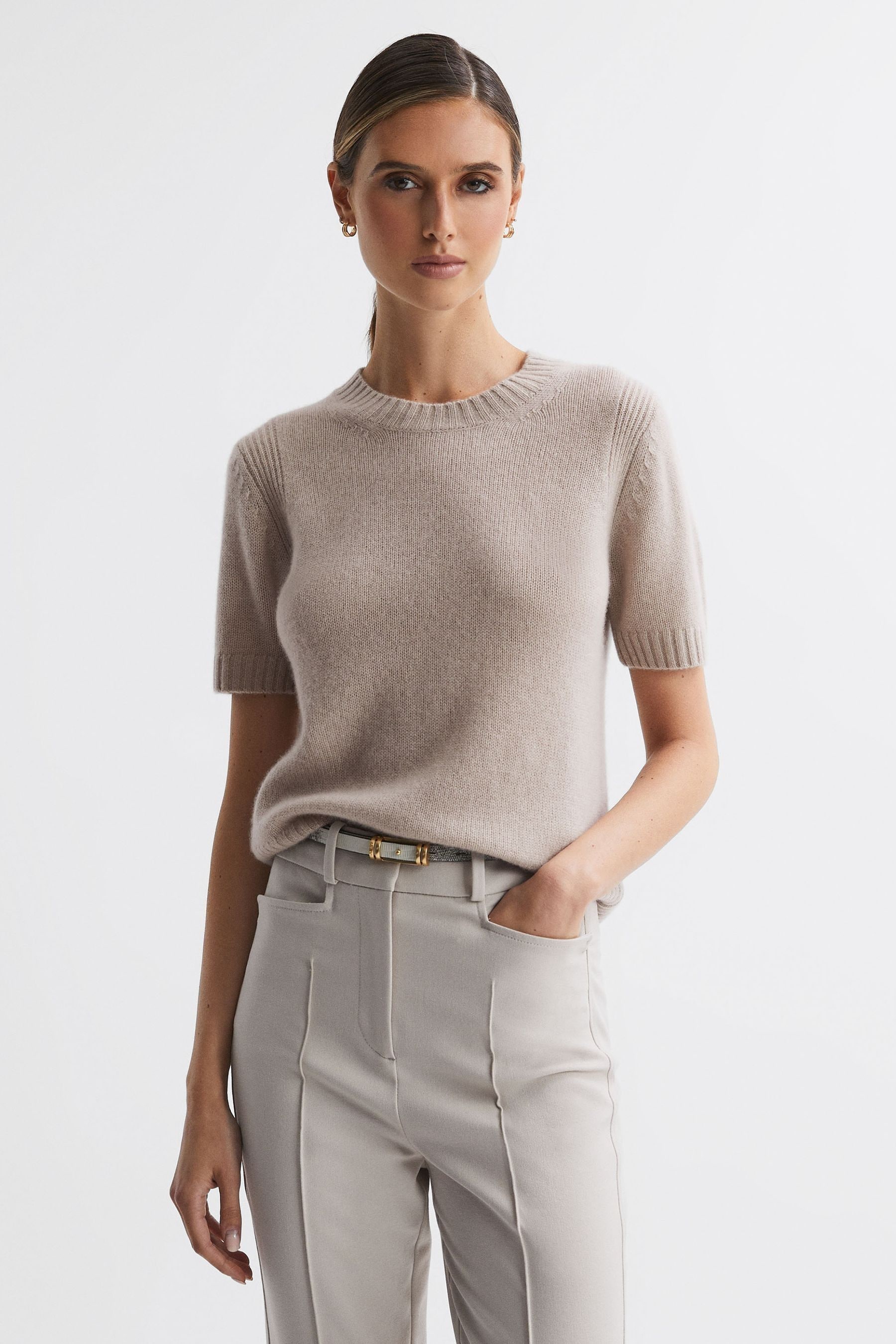 Cashmere t shirt womens best sale
