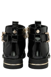 Lotus Black Heeled Ankle Boots - Image 3 of 4