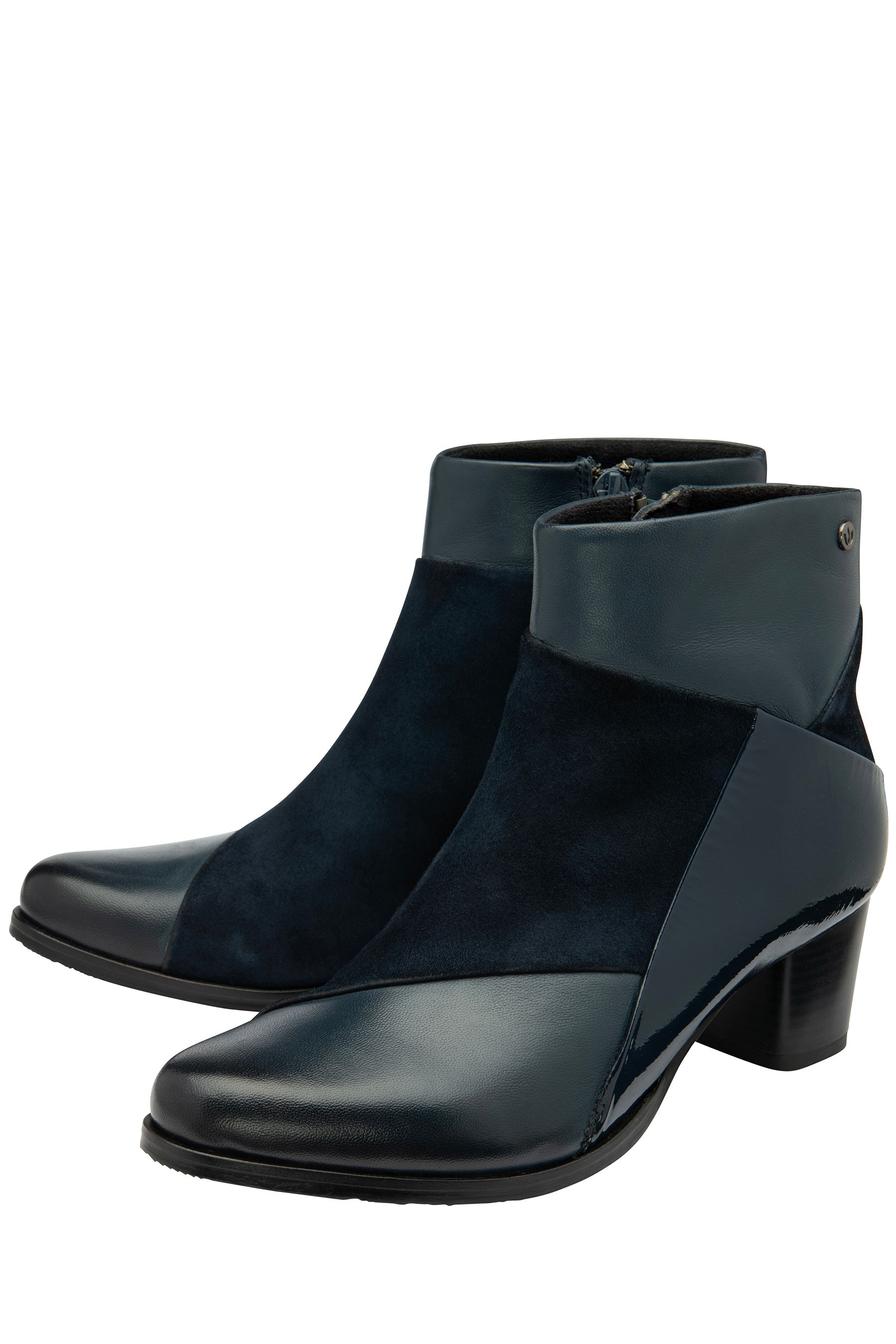 Lotus navy ankle boots hotsell