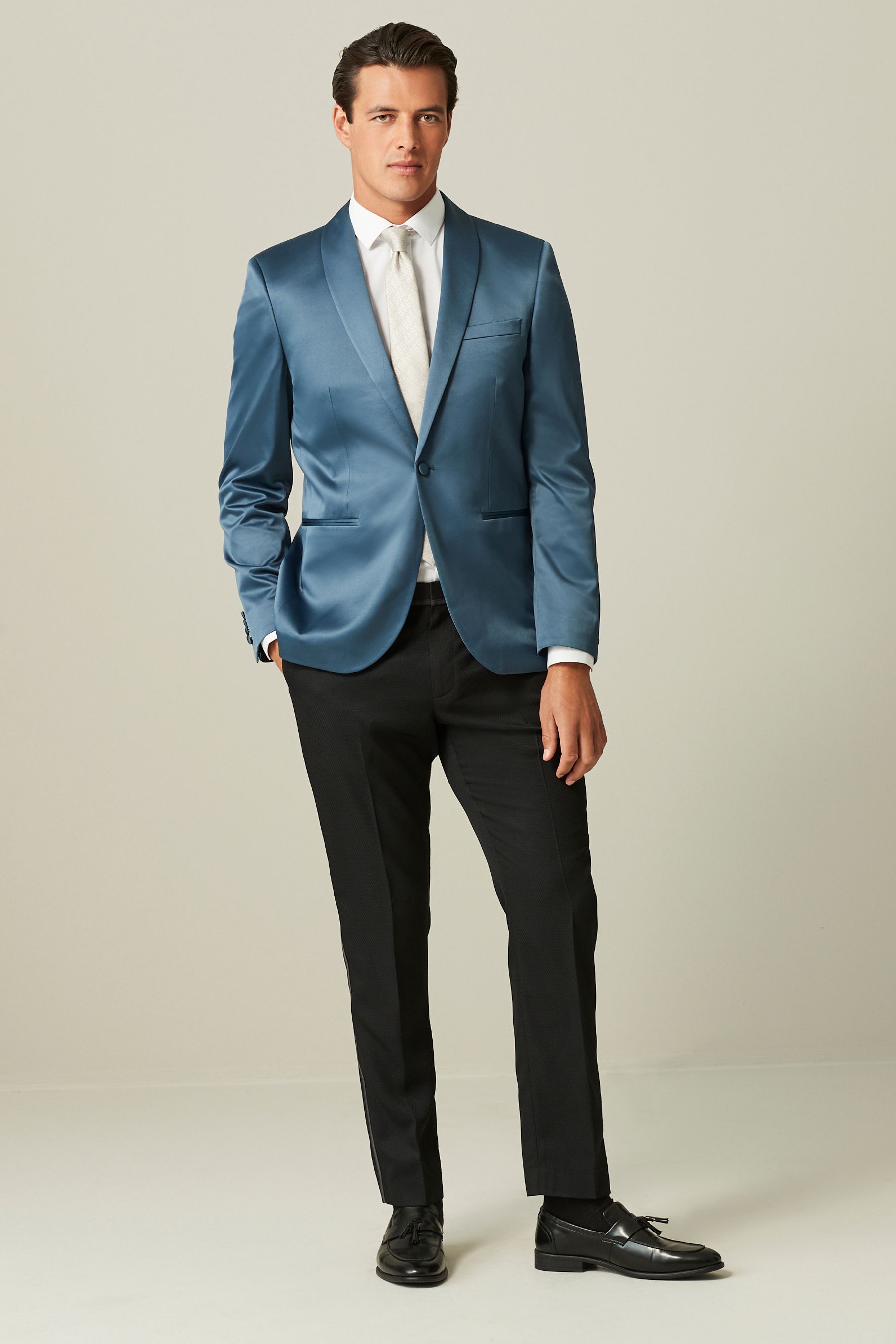 Satin tuxedo jacket cheap