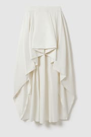 Reiss Ivory Eden High-Low Bridal Skirt - Image 2 of 6