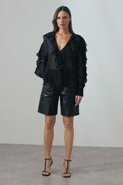 Atelier Silk Ruffle Blouse - Image 3 of 7