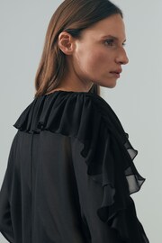 Atelier Silk Ruffle Blouse - Image 4 of 7