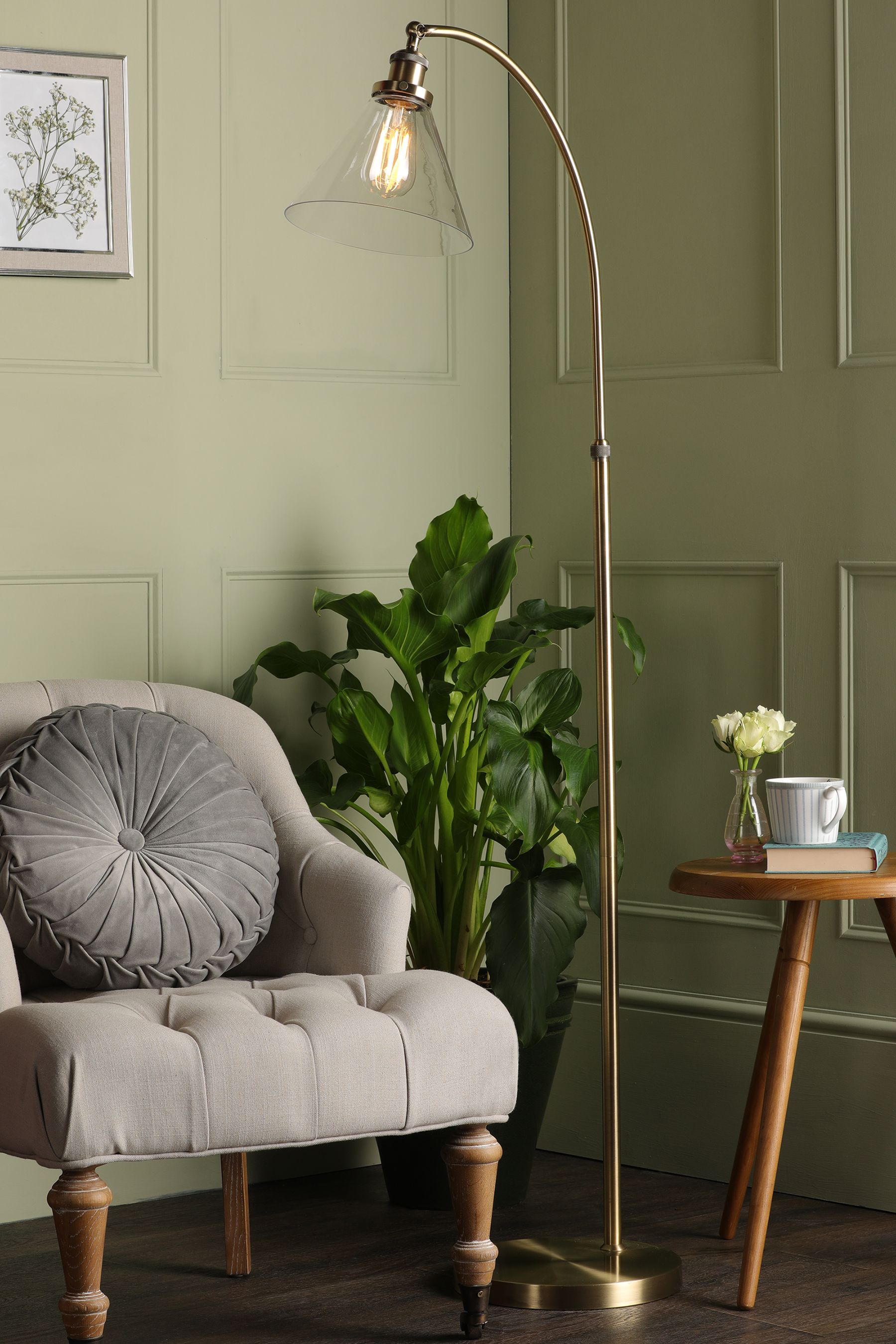 Laura ashley brass floor lamp hotsell