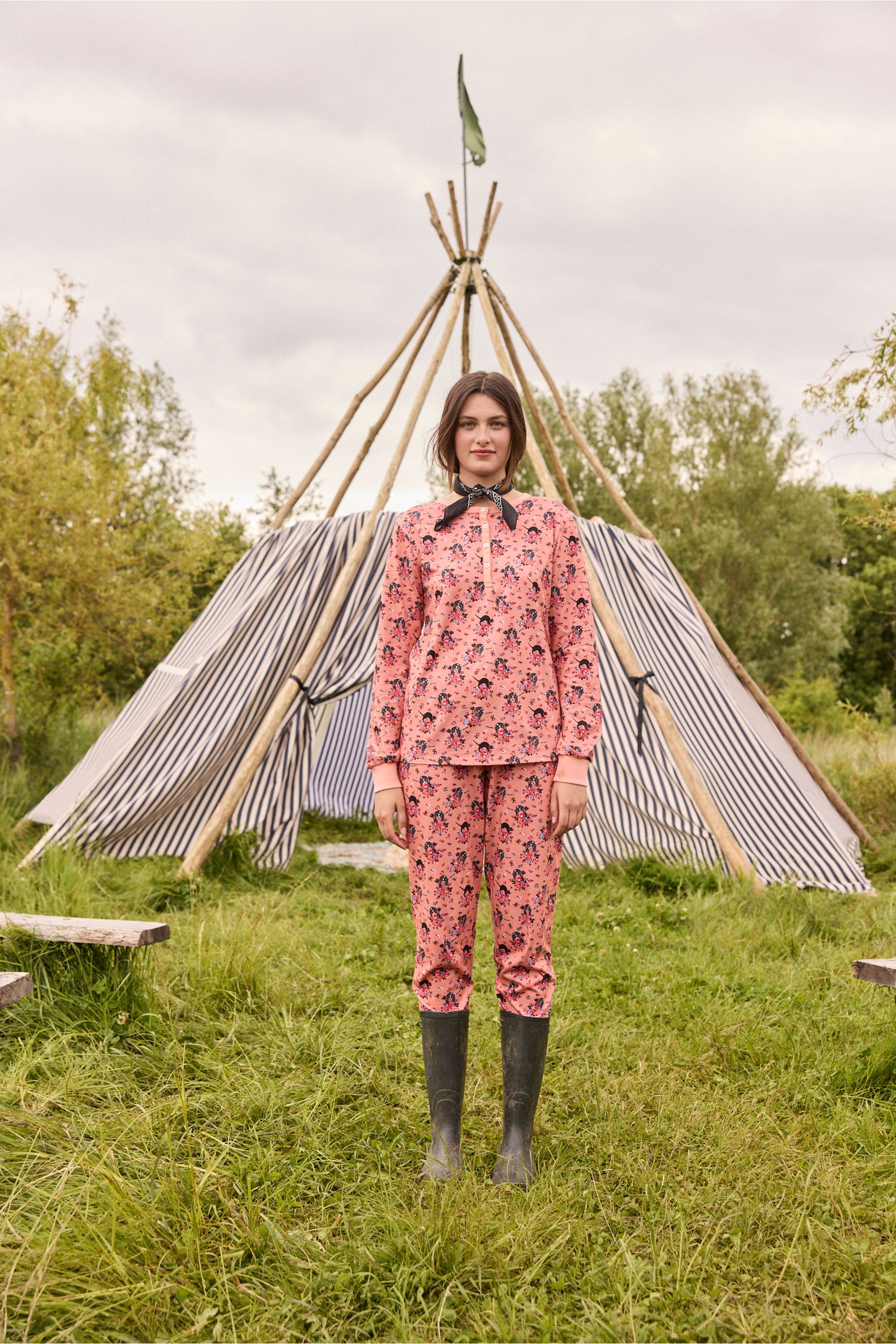 Henley pyjamas top