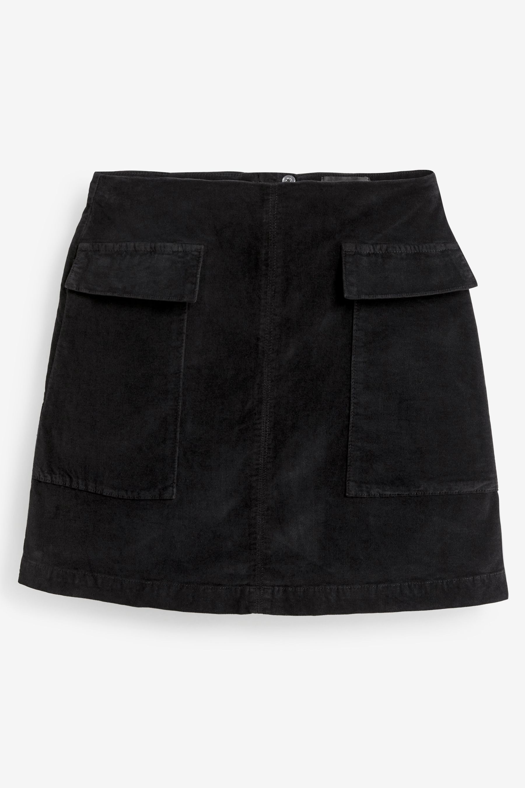 Black velvet shop skirt next