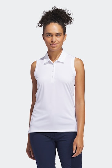 adidas Golf Ultimate365 Solid Sleeveless Polo Shirt