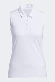 adidas Golf Ultimate365 Solid Sleeveless Polo Shirt - Image 7 of 7