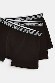 River Island Black Boys Boxers 5 Pack - Image 3 of 3