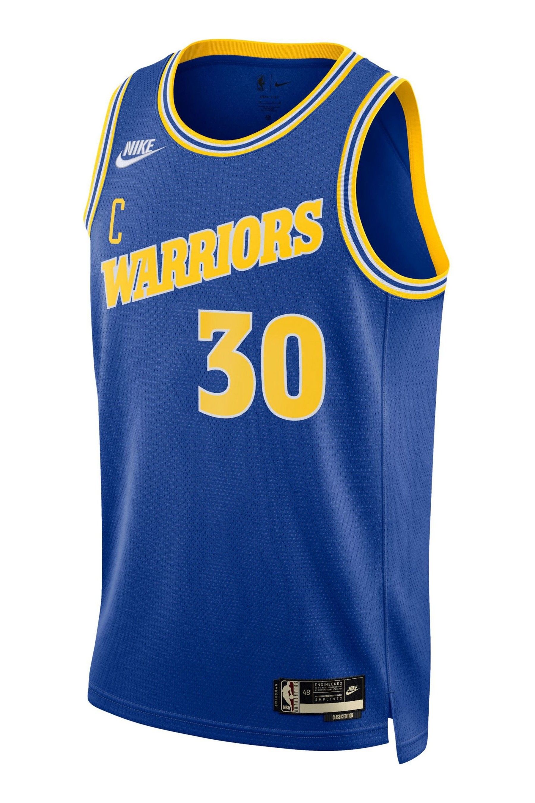 Nike Blue Golden State Warriors Classic Edition Swingman Jersey Stephen Curry
