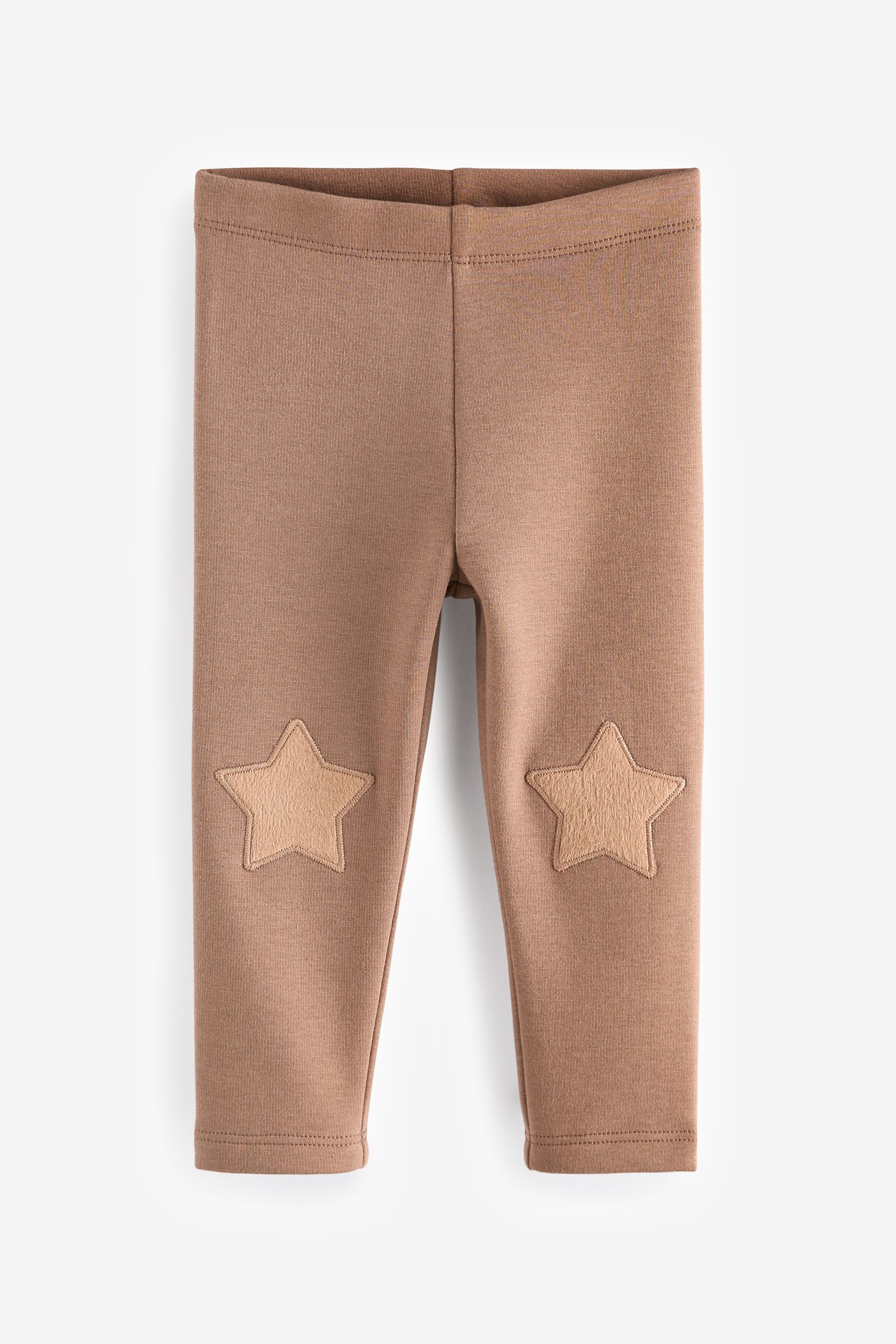 Tan fleece leggings top