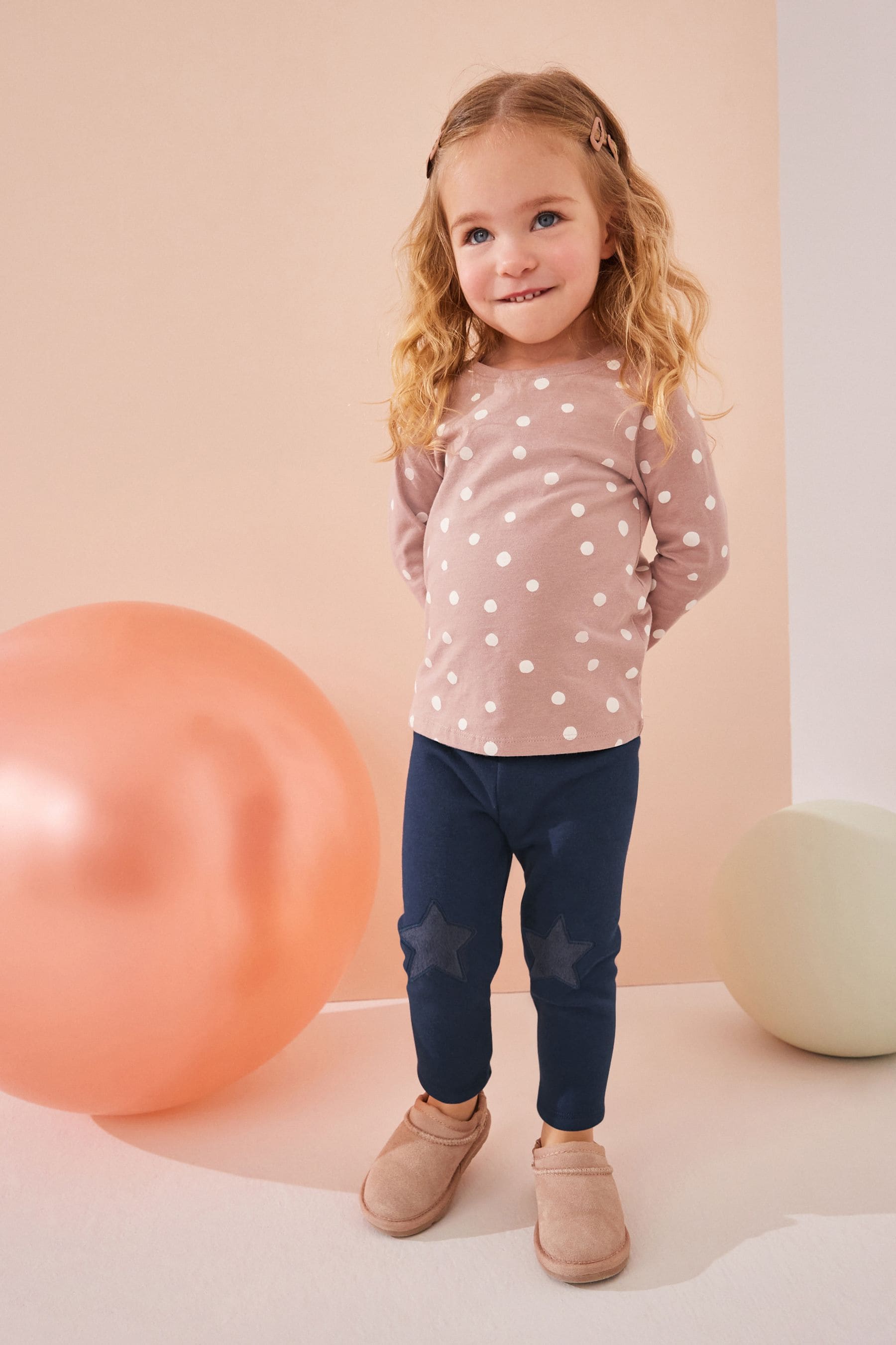 Little girl fleece lined leggings sales