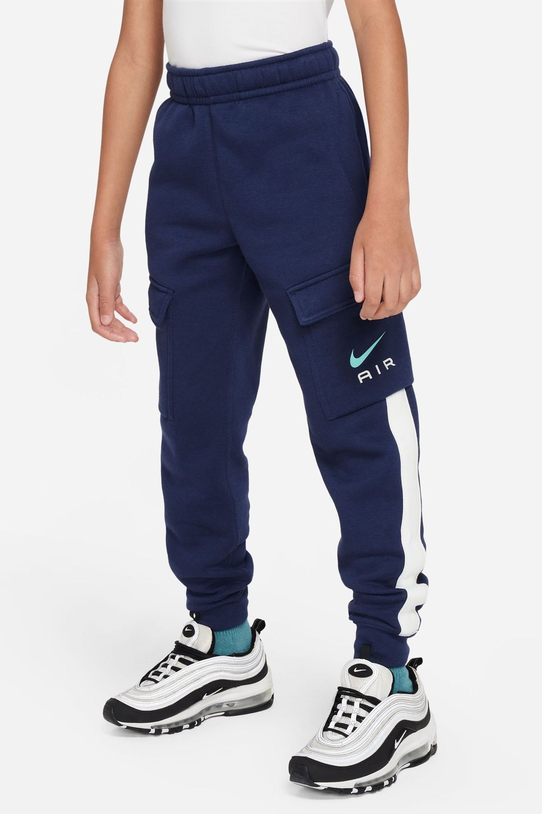 Buy Nike Navy Air Cargo Joggers from the Next UK online shop